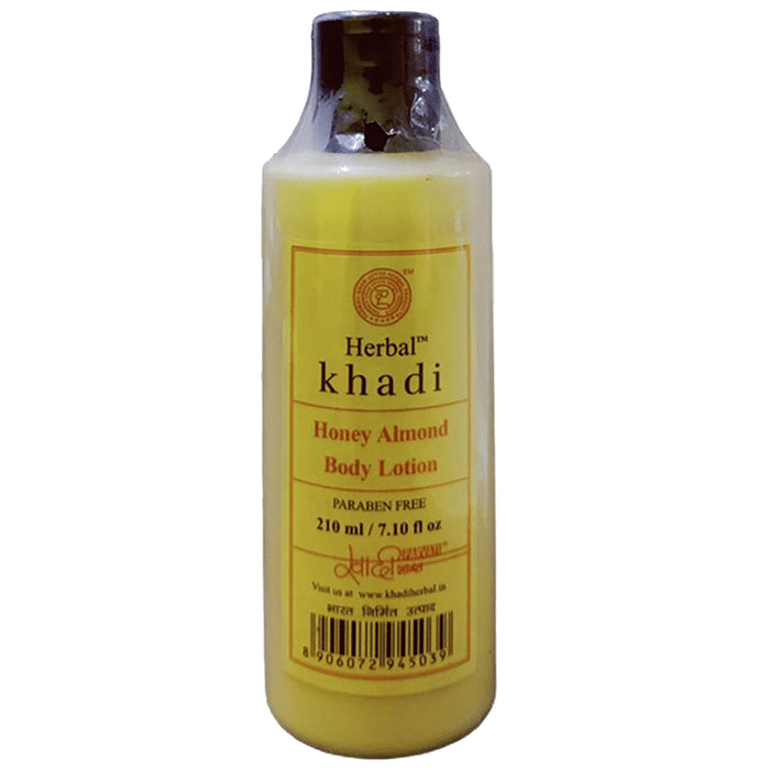Khadi Herbal Honey Almond Paraben Free Body Lotion - Nibasu