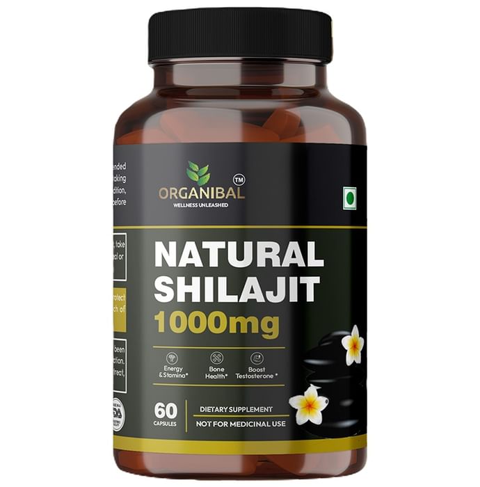 Organibal Natural Shilajit 1000mg Capsule - Nibasu