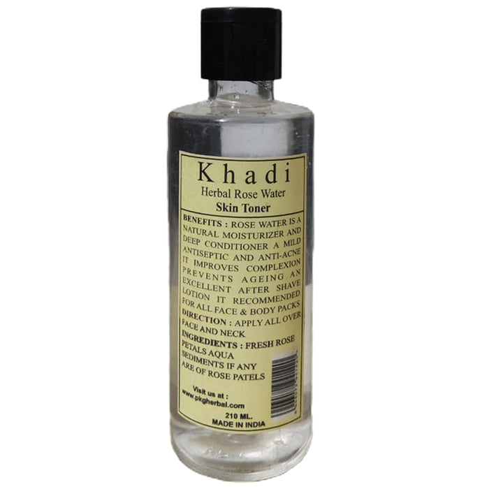 Khadi Herbal Rose Water Skin Toner - Nibasu
