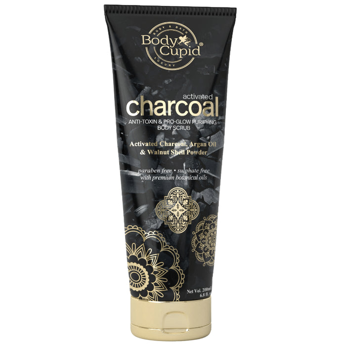 Body Cupid Activated Charcoal Body Scrub - Nibasu