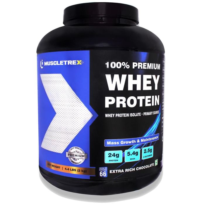 Muscletrex 100% Whey Protein Extra Rich Chocolate - Nibasu