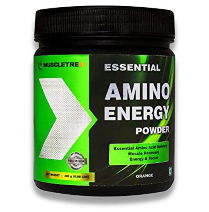 Muscletrex Essential Amino Energy Powder Orange - Nibasu