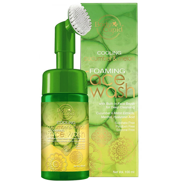 Body Cupid Cooling Cucumber & Melon Foaming Face Wash - Nibasu