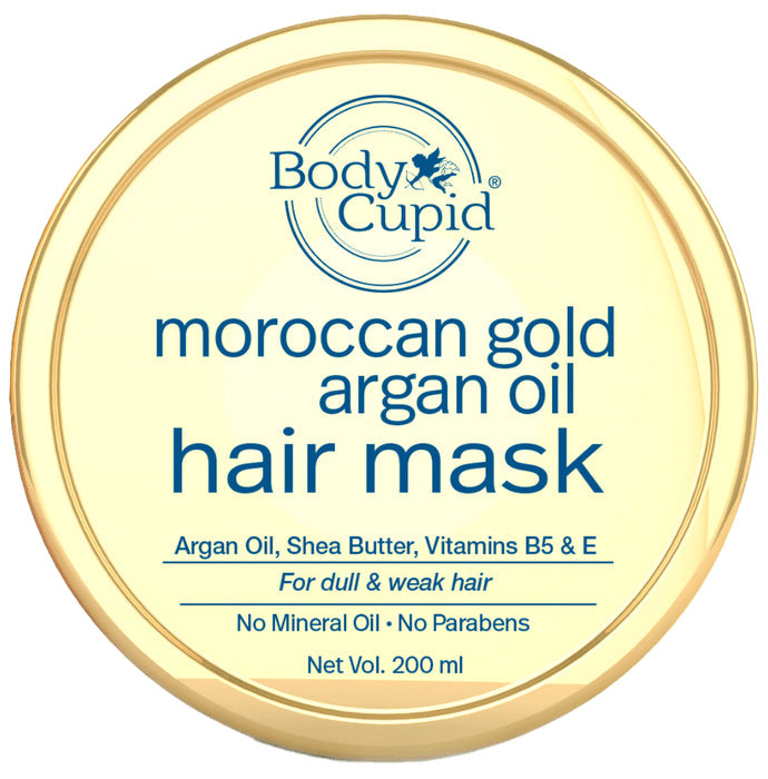 Body Cupid Moroccan Gold Argan Oil Hair Mask - Nibasu