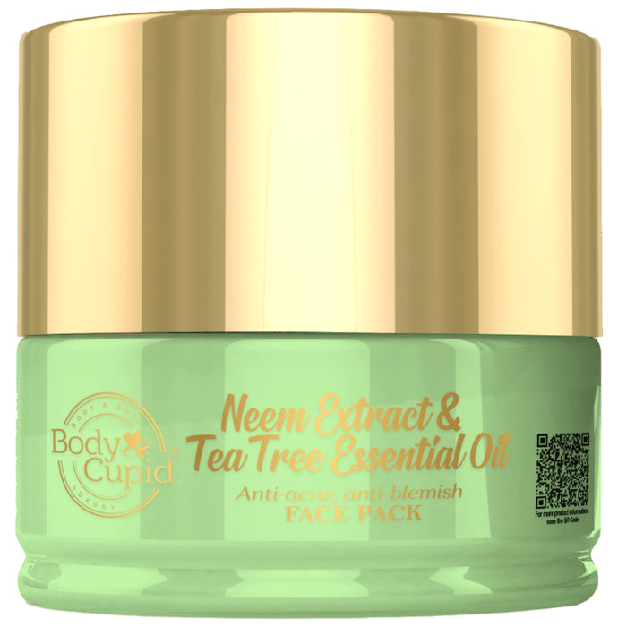 Body Cupid Neem Extract & Tea Tree Essential Oil Face Pack - Nibasu