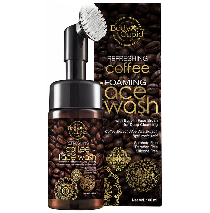 Body Cupid Refreshing Coffee Foaming Face Wash - Nibasu