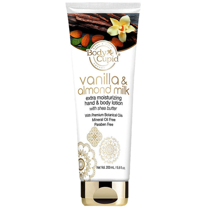 Body Cupid Vanilla & Almond Milk Extra Moisturizing Hand & Body Lotion - Nibasu