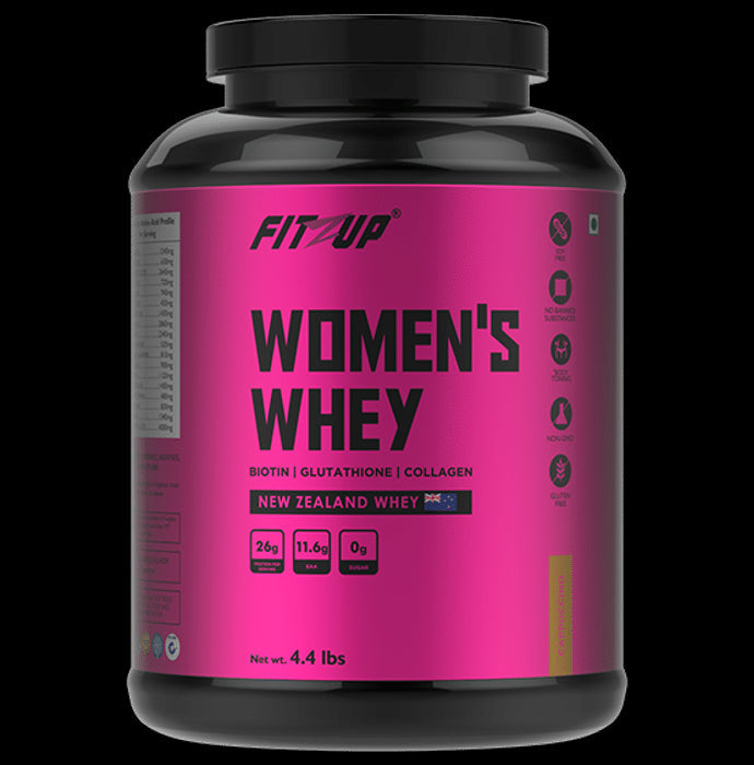 Fitzup Women's Whey Protein Powder Cappuccino - Nibasu