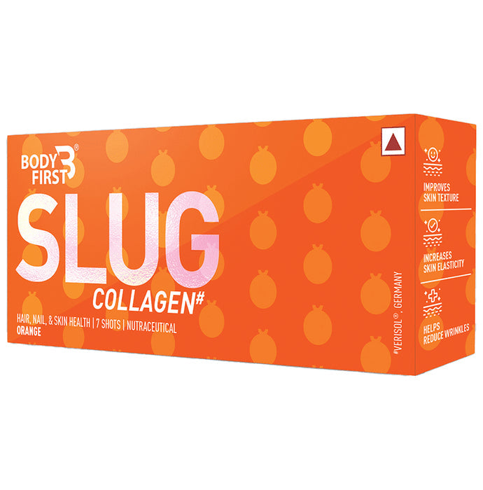 Body First Collagen Slug (20ml Each) Orange - Nibasu