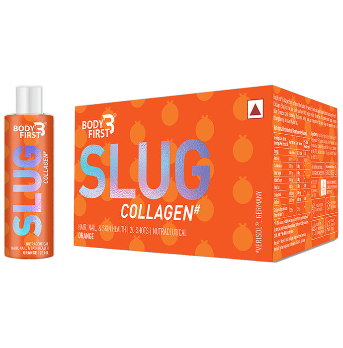 Body First Collagen Slug (20ml Each) Orange - Nibasu