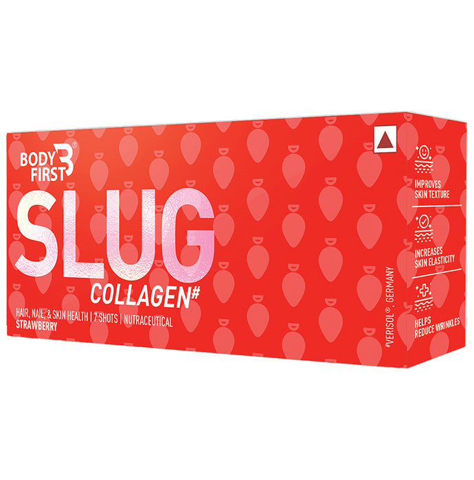 Body First Collagen Slug (20ml Each) Strawberry - Nibasu