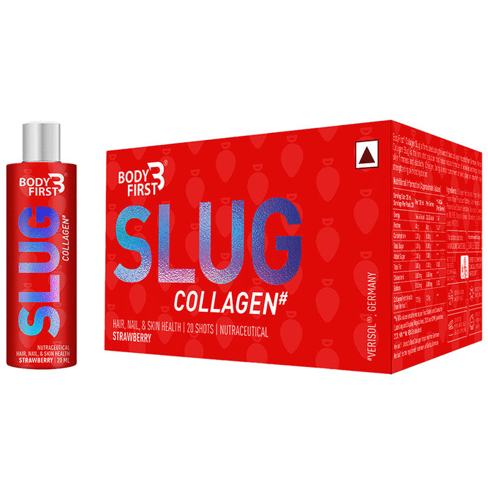 Body First Collagen Slug (20ml Each) Strawberry - Nibasu