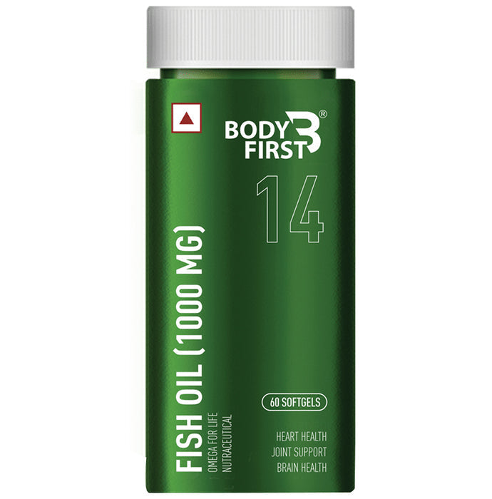 Body First Fish Oil (1000mg) Softgel - Nibasu