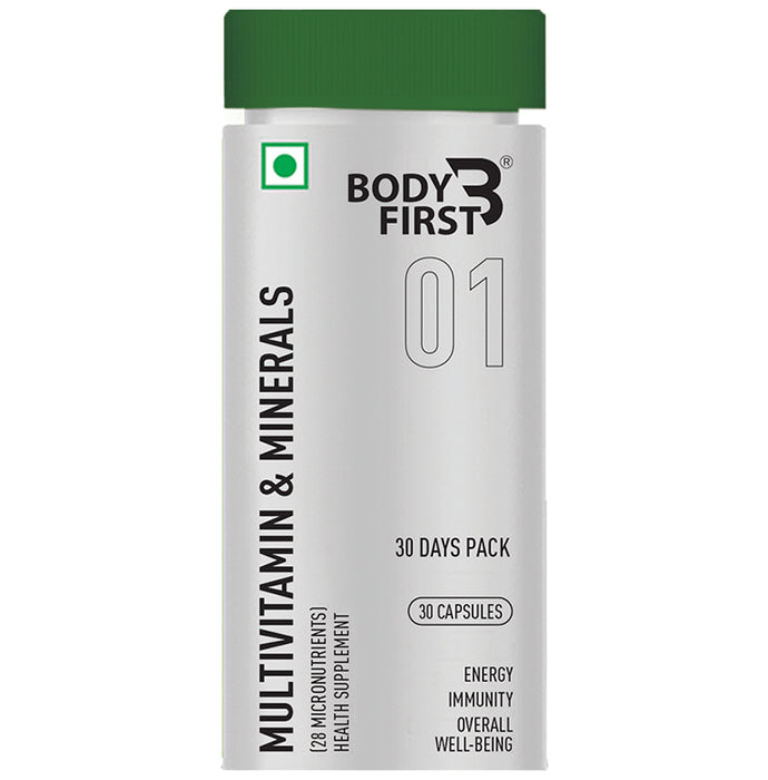 Body First Multivitamin & MInerals Capsule - Nibasu