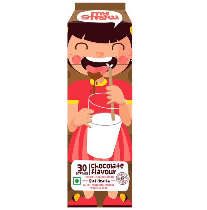 Body First My Straw Probiotic Beaded Straw Chocolate Girl - Nibasu