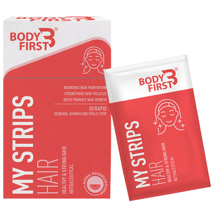 Body First My Strips Hair Strip Natural Watermelon - Nibasu