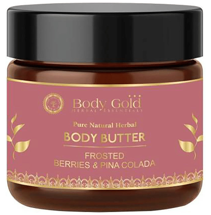 Body Gold Body Butter Frosted Berries & Pina Colada - Nibasu