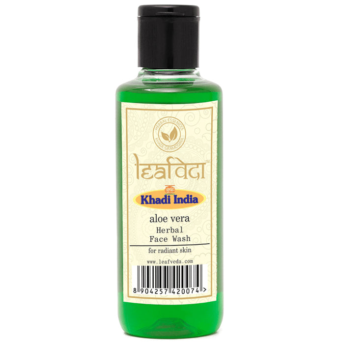 Khadi Leafveda Herbal Aloe Vera Face Wash - Nibasu