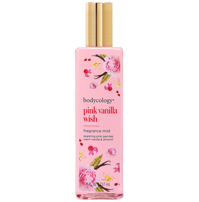 Bodycology Pink Vanilla Wish Fragrance Body Mist - Nibasu
