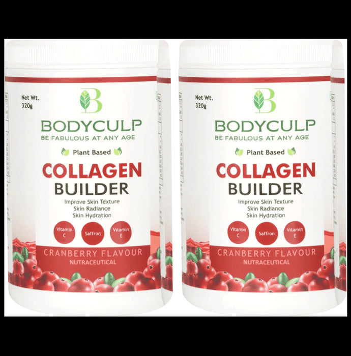 Bodyculp Plant Based Collagen Builder (100gm Each) Cranberry - Nibasu