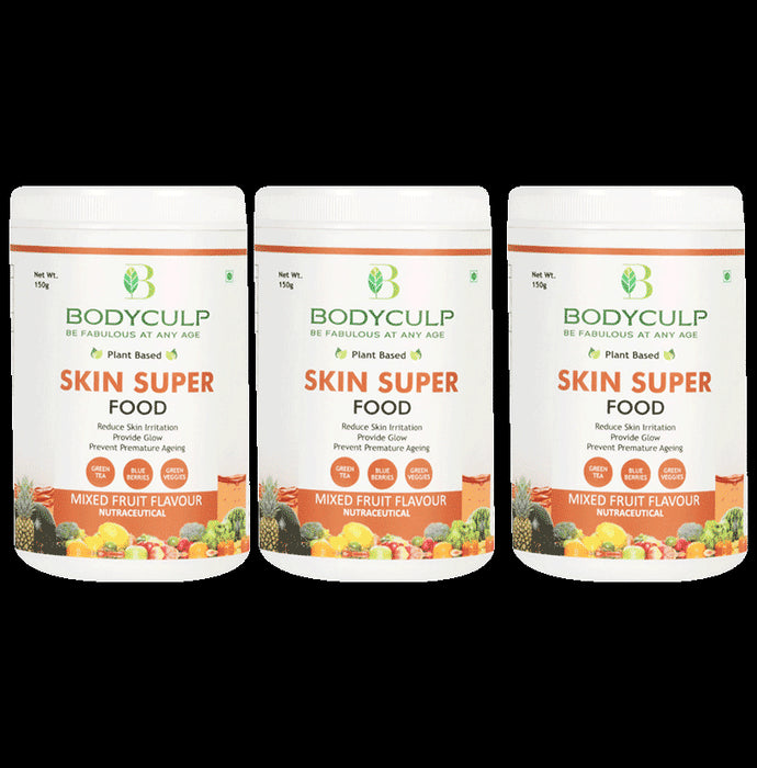 Bodyculp Plant Based Skin Super Food (150gm Each) Mixed Fruit - Nibasu