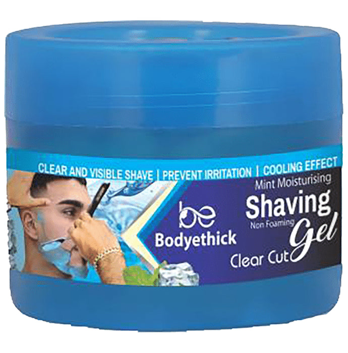Bodyethick Mint Moisturising Shaving Non Foaming Gel - Nibasu