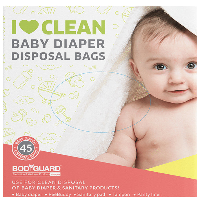 Bodyguard Baby Diapers & Sanitary Disposal Bag - Nibasu