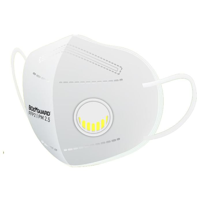 Bodyguard White Anti-Pollution Disposable FFP2 Face Mask - Nibasu