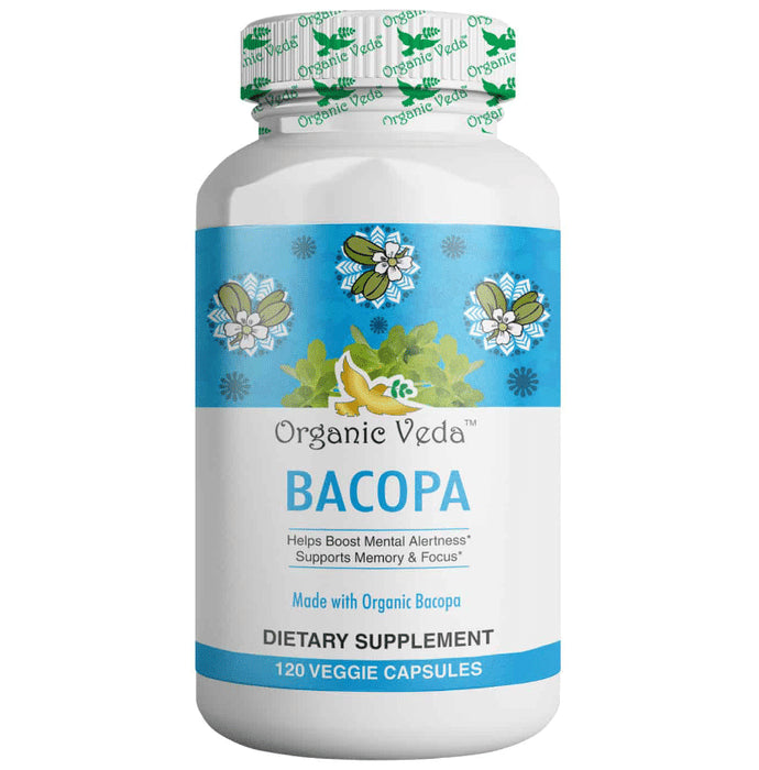 Organic Veda Bacopa Veggie Capsule - Nibasu