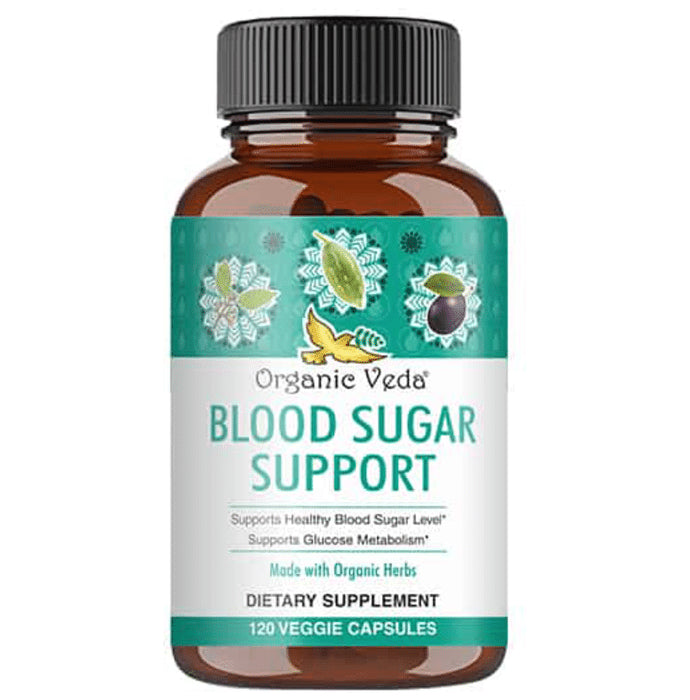 Organic Veda Blood Sugar Support Veggie Capsule - Nibasu