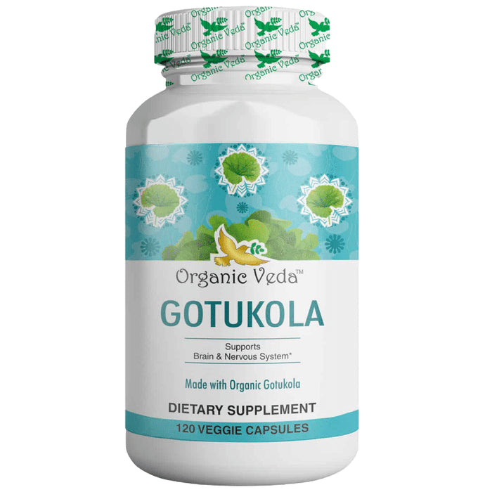 Organic Veda Gotukola Veggie Capsule - Nibasu