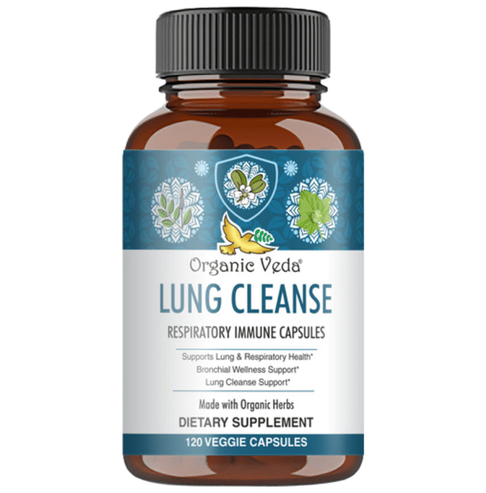 Organic Veda Lung Cleanse Veggie Capsule - Nibasu