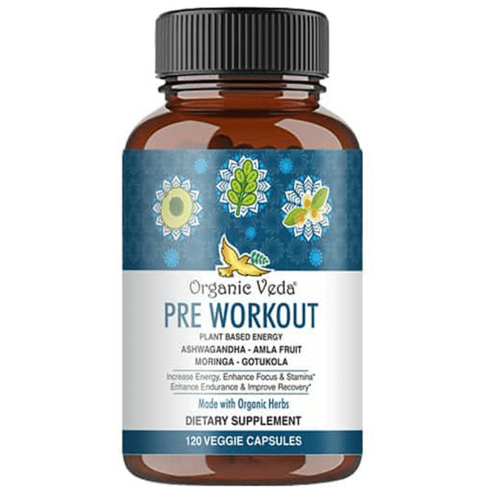 Organic Veda Pre Workout Veggie Capsule - Nibasu