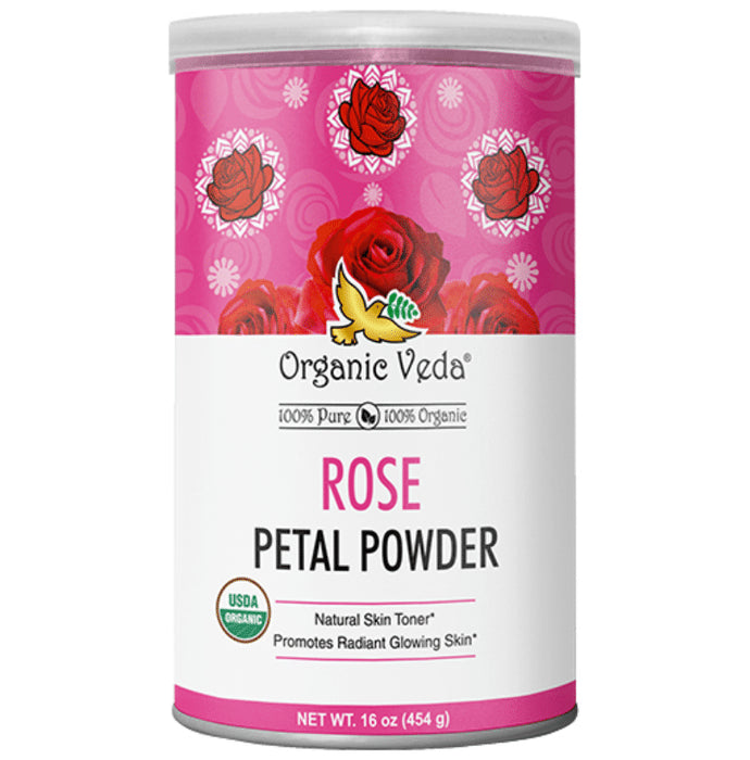 Organic Veda Rose Petal Powder - Nibasu