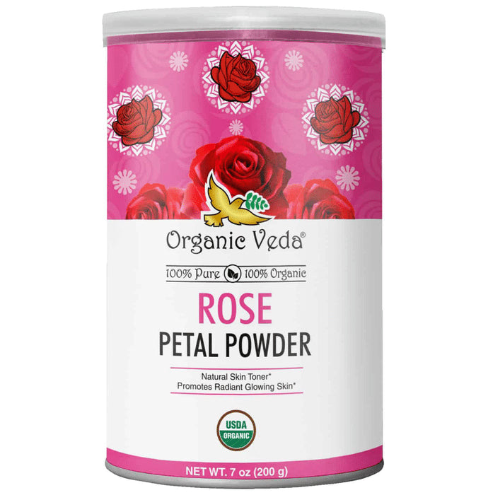 Organic Veda Rose Petal Powder - Nibasu