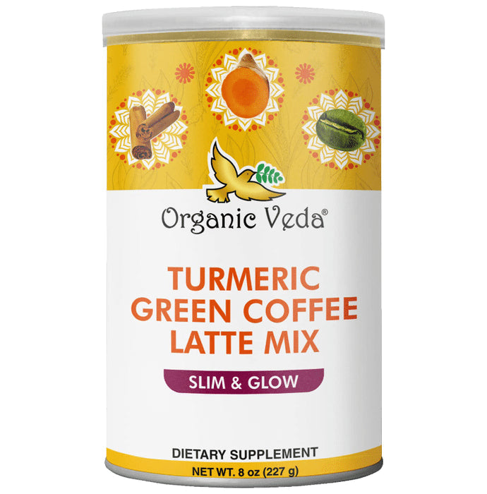 Organic Veda Turmeric Green Coffee Latte Mix - Nibasu