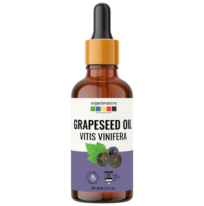 Organix Mantra Grapeseed 100% Pure Cold Pressed Carrier Oil - Nibasu