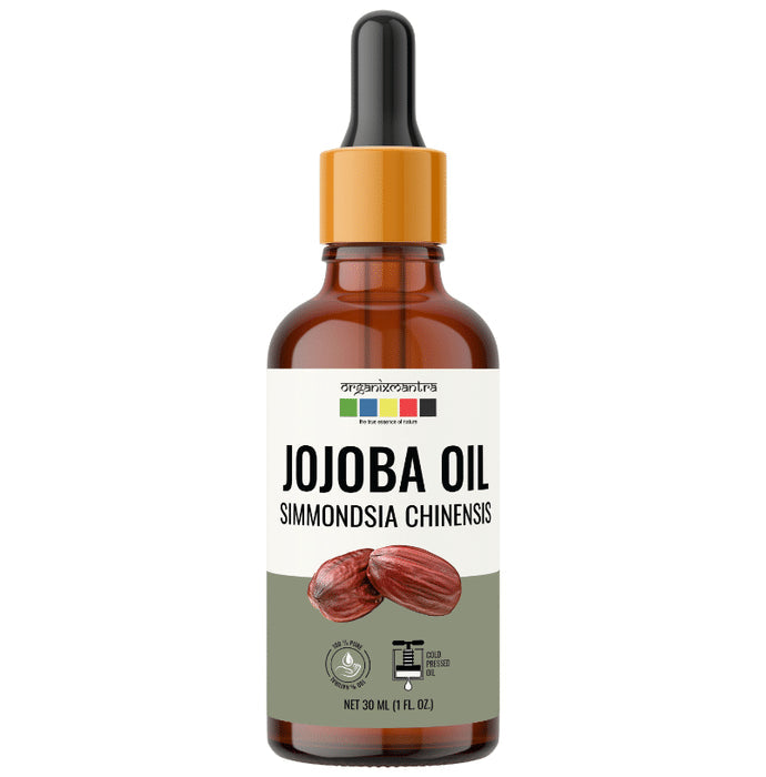 Organix Mantra Jojoba 100% Pure Cold Pressed Carrier Oil - Nibasu
