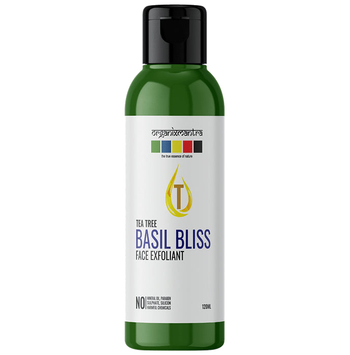 Organix Mantra Tea Tree Basil Bliss Face Exfoliator Scrub - Nibasu