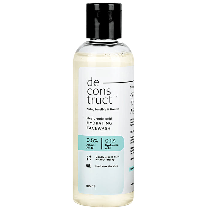 Deconstruct Hyaluronic Acid Hydrating Face Wash - Nibasu