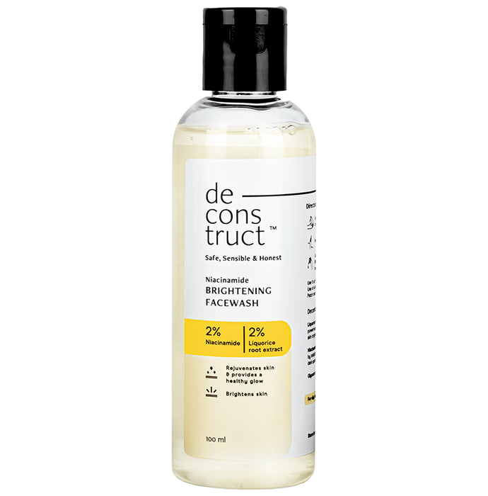 Deconstruct Niacinamide Brightening Face Wash - Nibasu