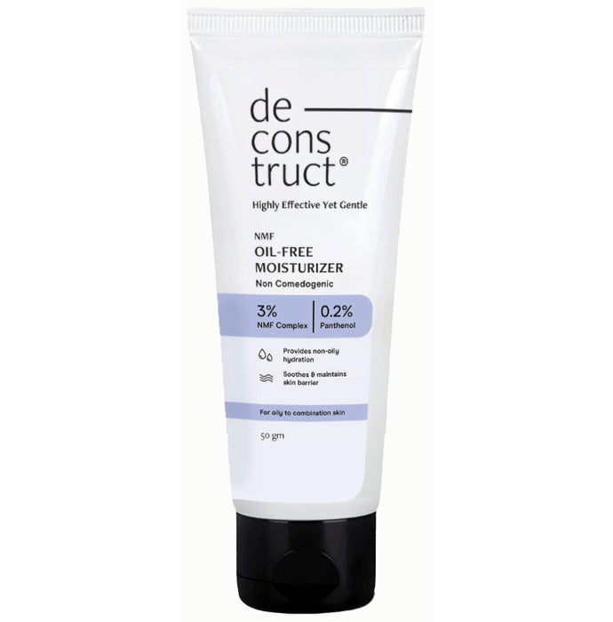 Deconstruct Oil- Free Moisturizer for Oily Skin with 3% NMF & 0.2% Panthenol - Nibasu