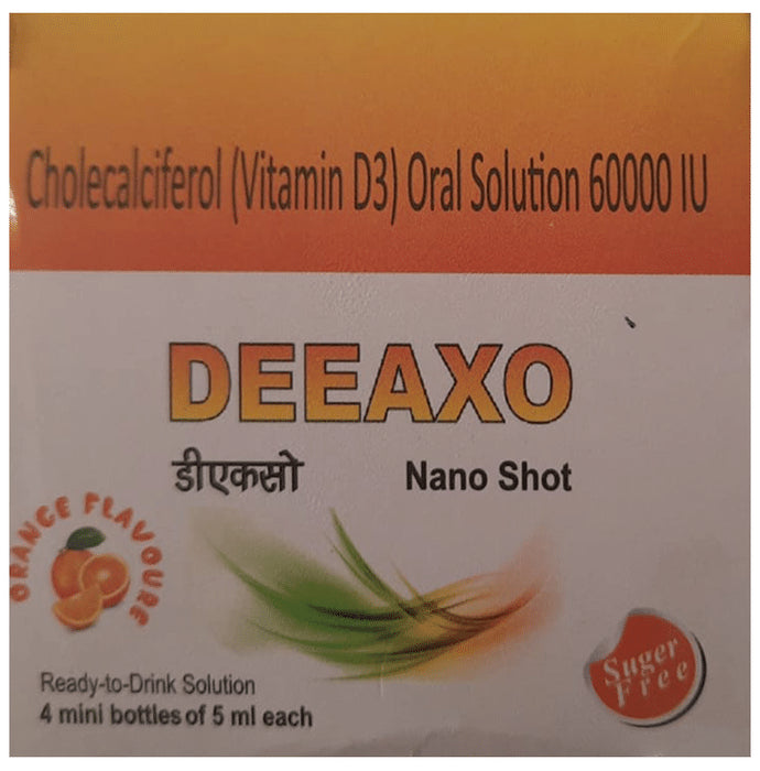 Deeaxo Nano Shot (5ml Each) Orange Sugar Free - Nibasu