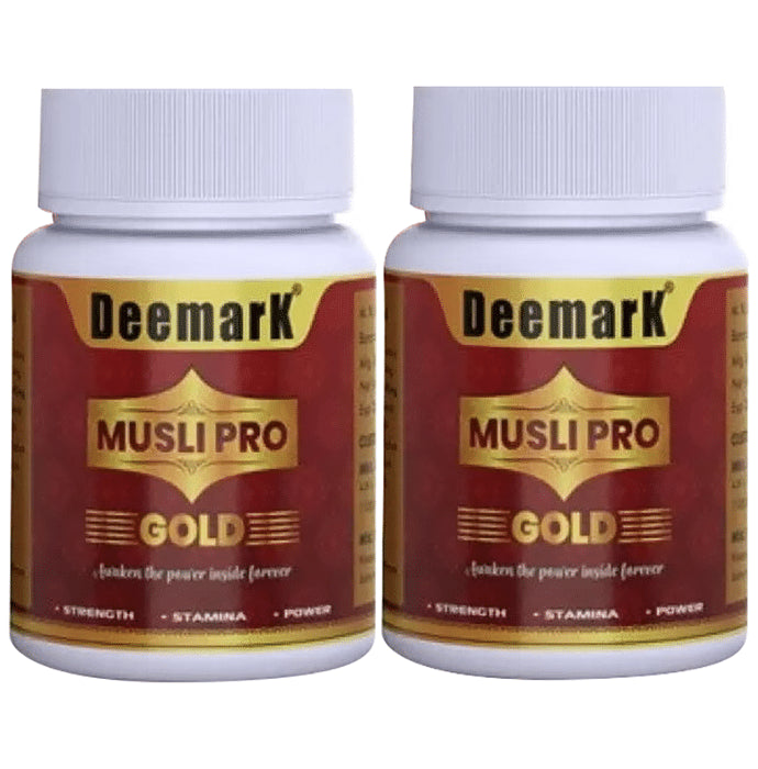 Deemark Musli Pro Gold Capsule (30 Each) - Nibasu