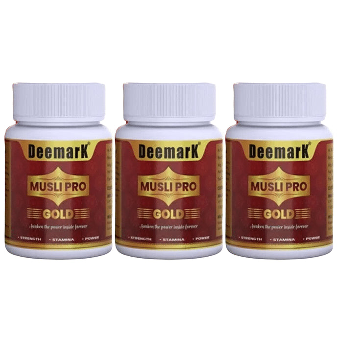 Deemark Musli Pro Gold Capsule (30 Each) - Nibasu