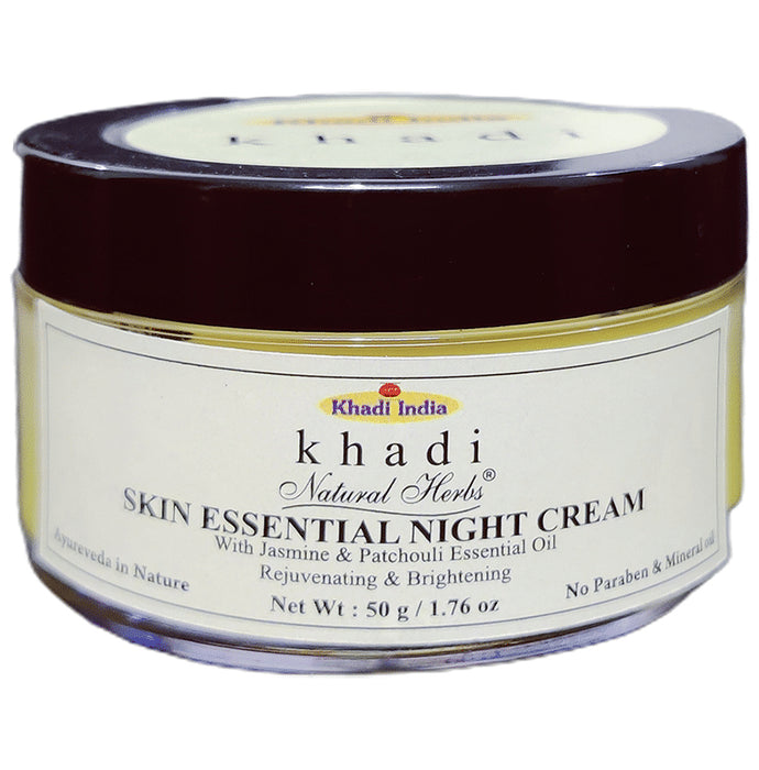 Khadi Natural Herbs Skin Essential Night Cream Cream - Nibasu