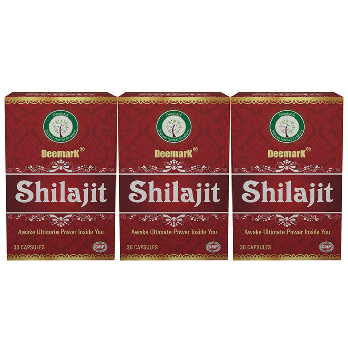 Deemark Shilajit Capsule (30 Each) - Nibasu