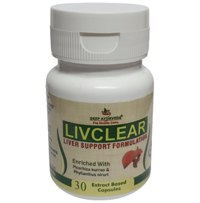 Deep Ayurveda Livclear Extract Based Capsule - Nibasu
