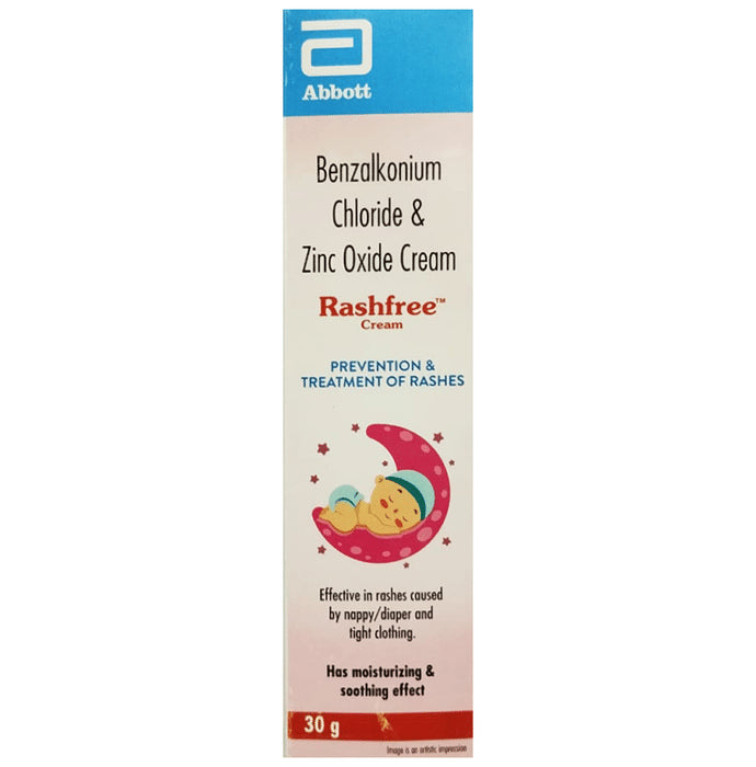 Rashfree Cream | Effective for Rashes Caused by Nappy/Diaper & Tight Clothing - Nibasu
