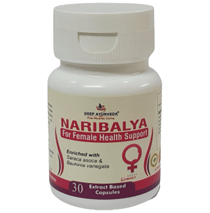 Deep Ayurveda Naribalya for Female Health Support Extract Based Capsule - Nibasu